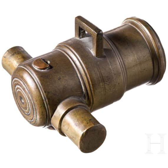 A German miniature mortar, early 19th century