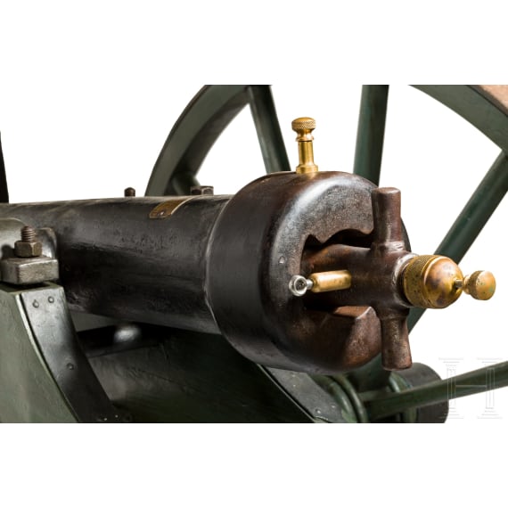 A breech-loading salute cannon of the Vereinigte Pulverfabriken Rosenheim, circa 1900