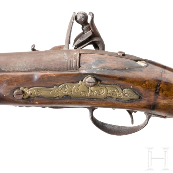 An English flintlock blunderbuss, 18th century