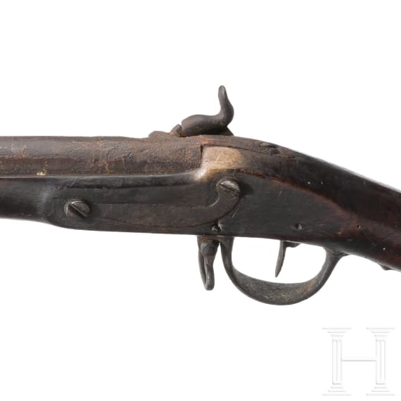 A musket modified for civilian use, probably French, late 18th century
