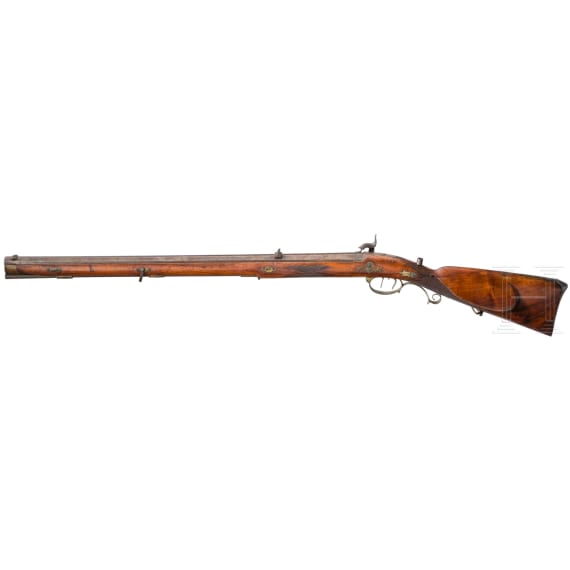 A German percussion rifle by N. C. Sch&ouml;n in Suhl, circa 1840
