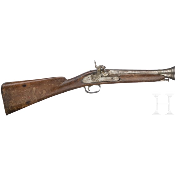 A French percussion blunderbuss, circa 1850