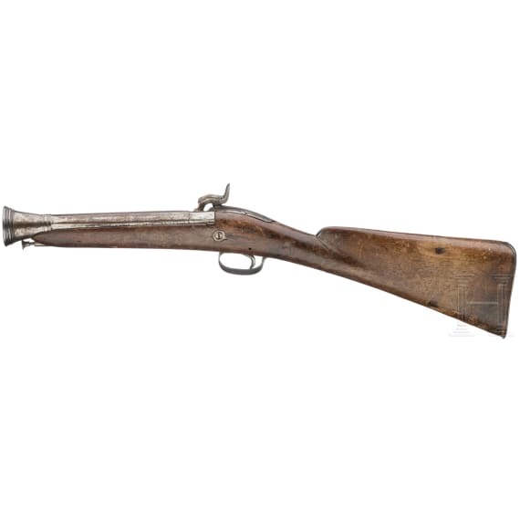 A French percussion blunderbuss, circa 1850