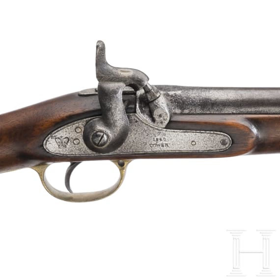 Three percussion flintlocks, 19th century