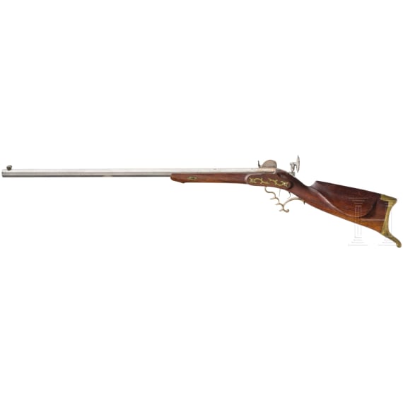 A backstroke target rifle, Italian replica by Paolo Bondini, circa 1980