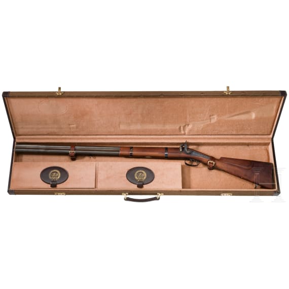 A over and under percussion- shotgun, Beretta in case