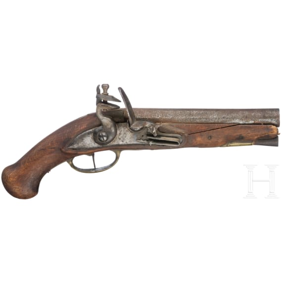 Two German flintlock pistols, 2nd half of the 18th century