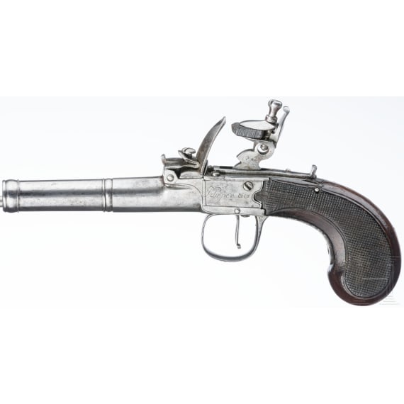 A pair of German boxlock pistols by Pieper & Co. in Solingen, circa 1800