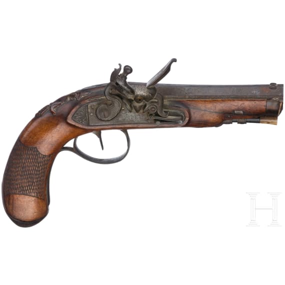 A German traveler's pistol by Franz Rinspacher in Munich, circa 1810