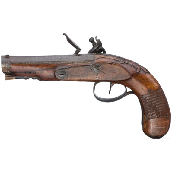 A German traveler's pistol by Franz Rinspacher in Munich, circa 1810