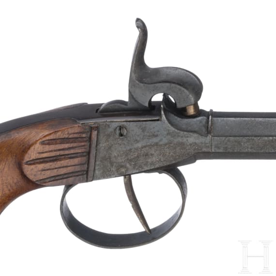 A small collection of pistols, probably Belgian, 1st half of the 19th century