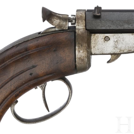 A small collection of pistols, probably Belgian, 1st half of the 19th century
