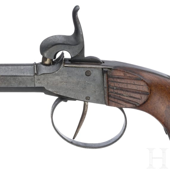 A small collection of pistols, probably Belgian, 1st half of the 19th century