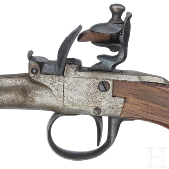 A small collection of pistols, probably Belgian, 1st half of the 19th century