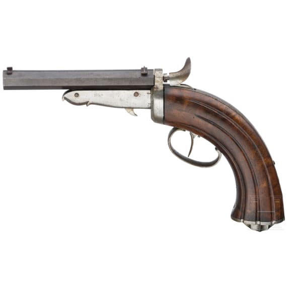 A small collection of pistols, probably Belgian, 1st half of the 19th century