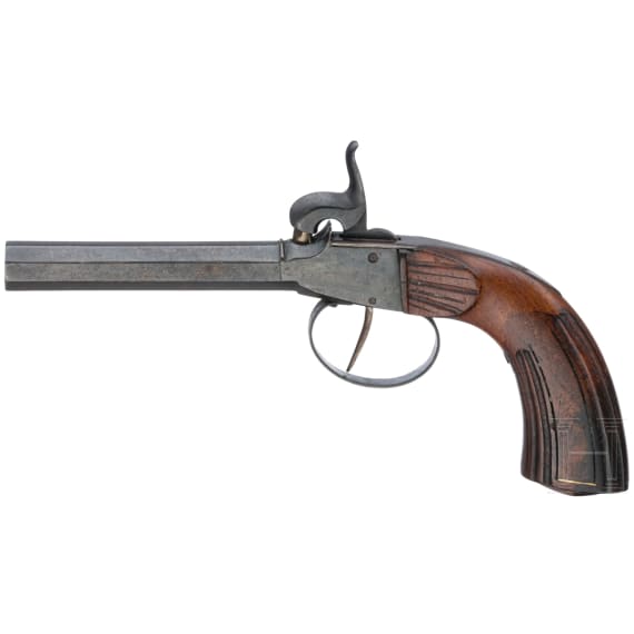 A small collection of pistols, probably Belgian, 1st half of the 19th century