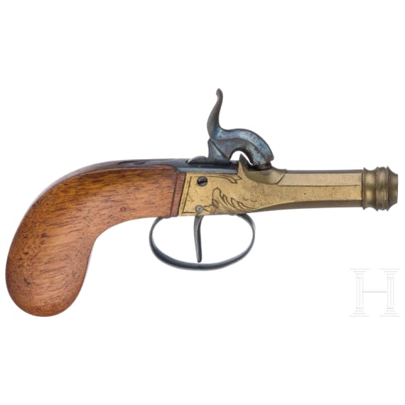 A small collection of pistols, probably Belgian, 1st half of the 19th century