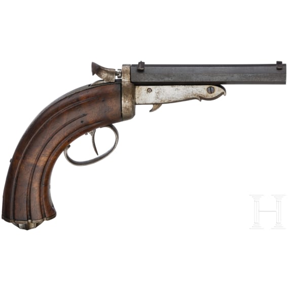 A small collection of pistols, probably Belgian, 1st half of the 19th century