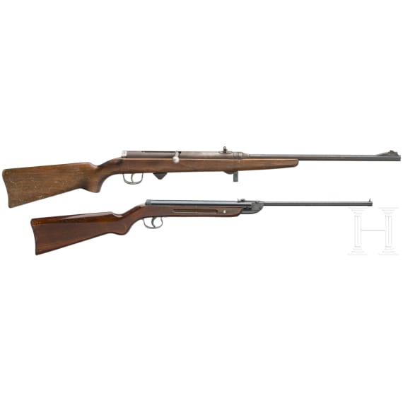 Two air rifles, Ansch&uuml;tz Mod. 275 and Diana Mod. 22
