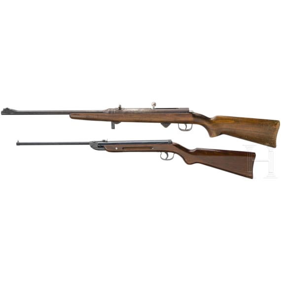 Two air rifles, Ansch&uuml;tz Mod. 275 and Diana Mod. 22