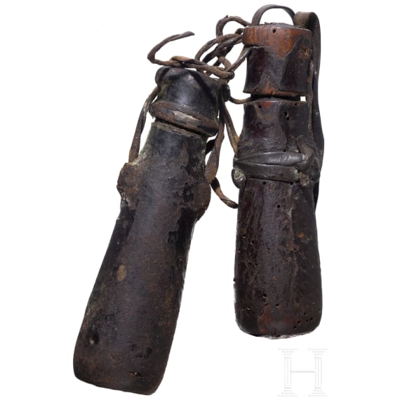 Two German powder cartridges, 1st half of the 17th century