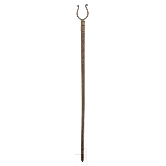 A historicism musket rest in German 16th century style