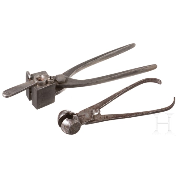 Two ball pliers, 19th century