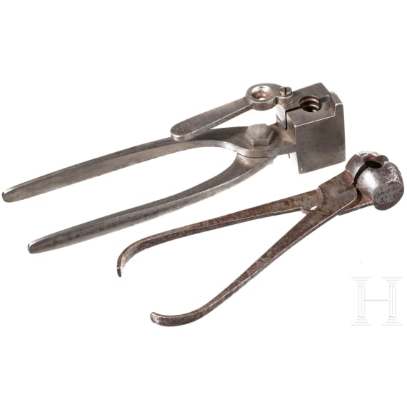 Two ball pliers, 19th century