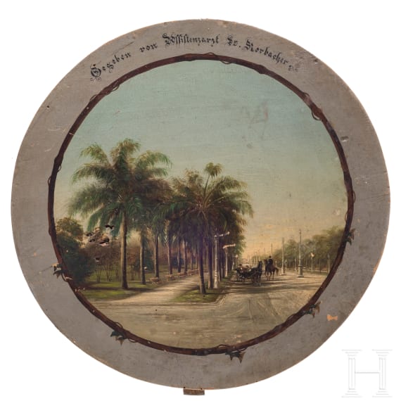 Two Hanoverian shooting targets, one dated 1927