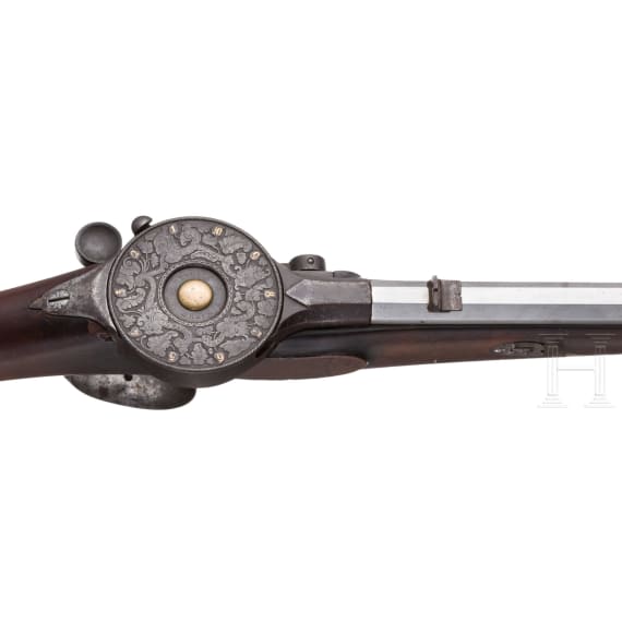A Belgian Genhart system turret rifle