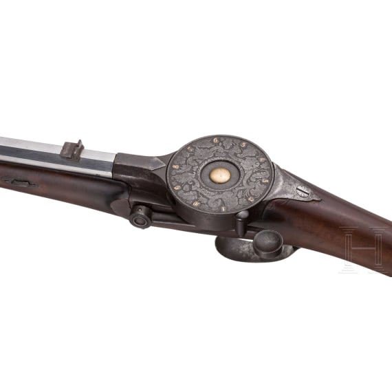 A Belgian Genhart system turret rifle