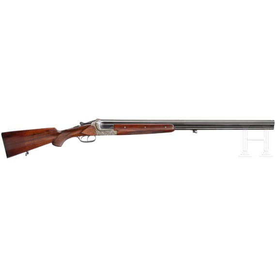 An over and under shotgun Merkel Mod. 201