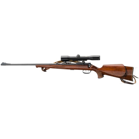 A small bore repeating rifle Ansch&uuml;tz Mod. 1422 with Zeiss scope
