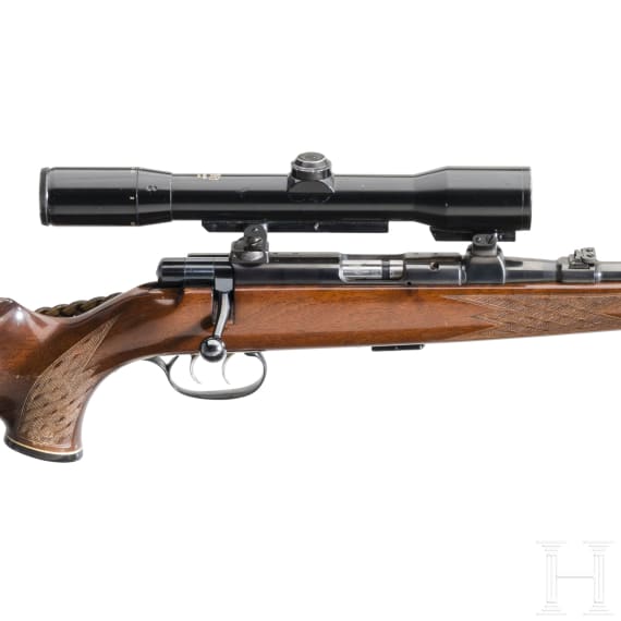 A small bore repeating rifle Ansch&uuml;tz Mod. 1422 with Zeiss scope