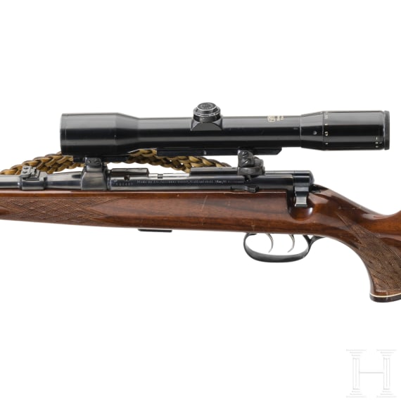 A small bore repeating rifle Ansch&uuml;tz Mod. 1422 with Zeiss scope