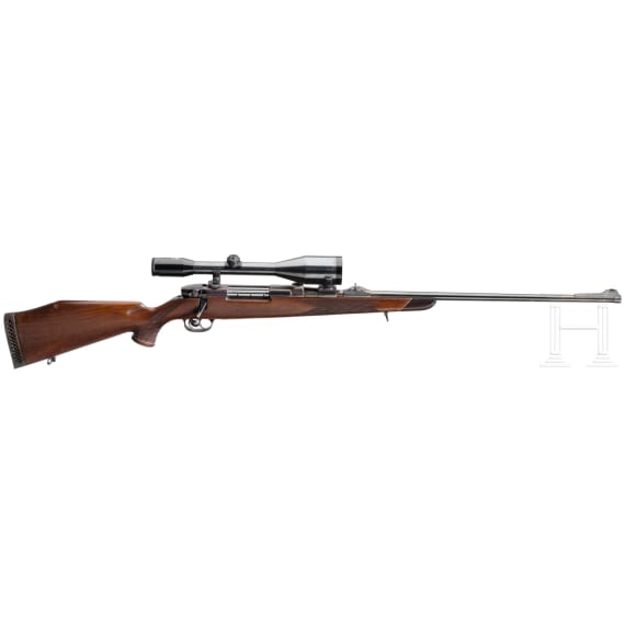 Repeating rifle Sauer-Weatherby, Mod. Europe, with a Zeiss scope