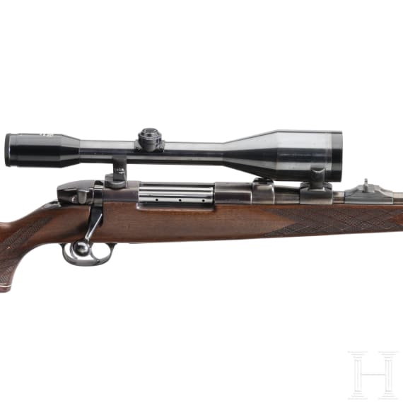 Repeating rifle Sauer-Weatherby, Mod. Europe, with a Zeiss scope