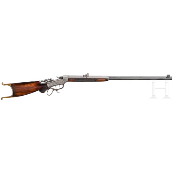 A Ballard No. 6 Schuetzen rifle