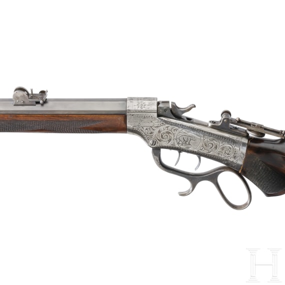 A Ballard No. 6 Schuetzen rifle