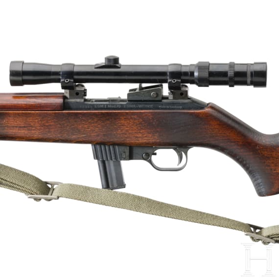 SL-Carbine, Erma EGM I, Mod. 70, with a Tasco scope