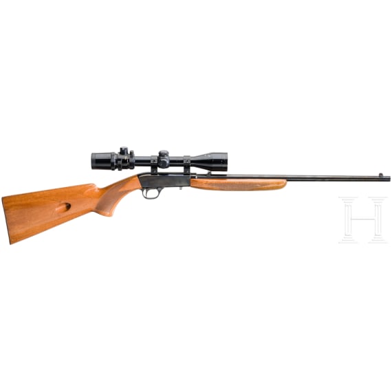A self loading rifle FN Auto 22 with Hakko scope