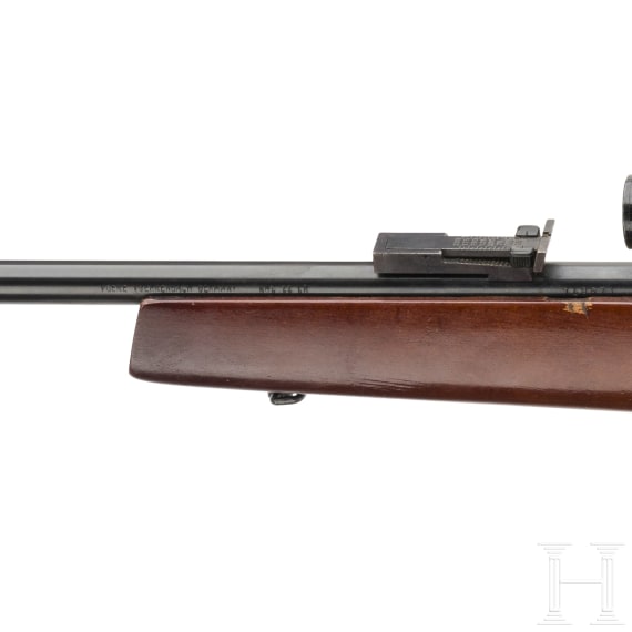 Single shot rifle Voere, with electronic trigger with Tasco scope