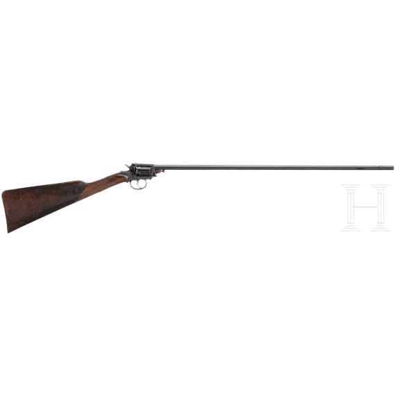 A Belgian revolver rifle