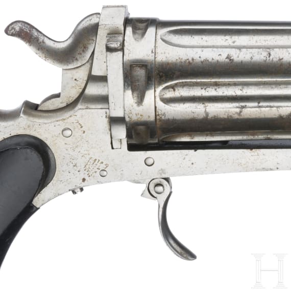 A Pepperboxrevolver, circa 1880