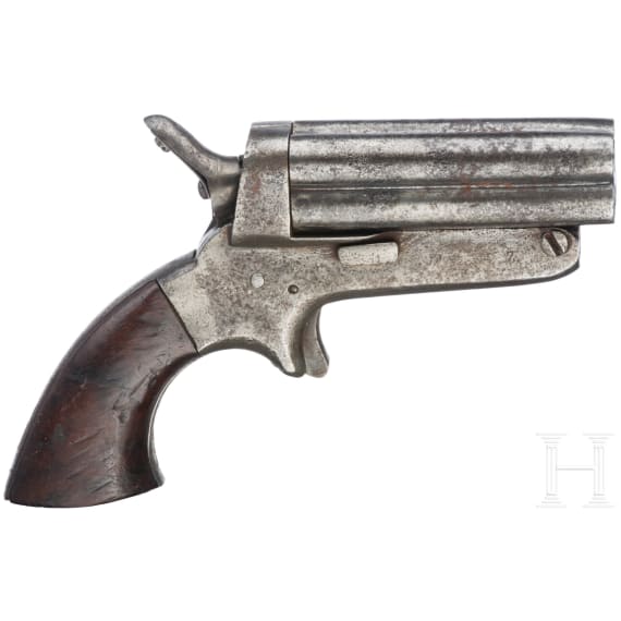 A pepperbox, probably Belgian
