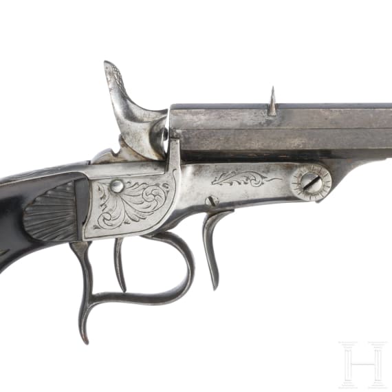 A cased target pistol, ca. 1880