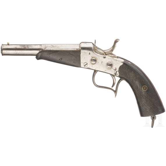 A rolling block pistol, ca. 1890