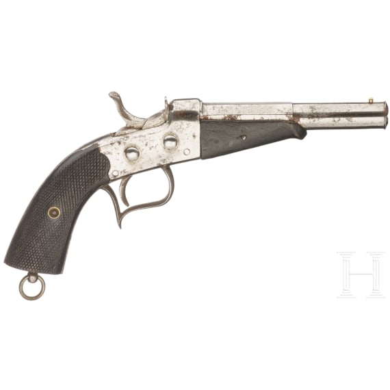 A rolling block pistol, ca. 1890