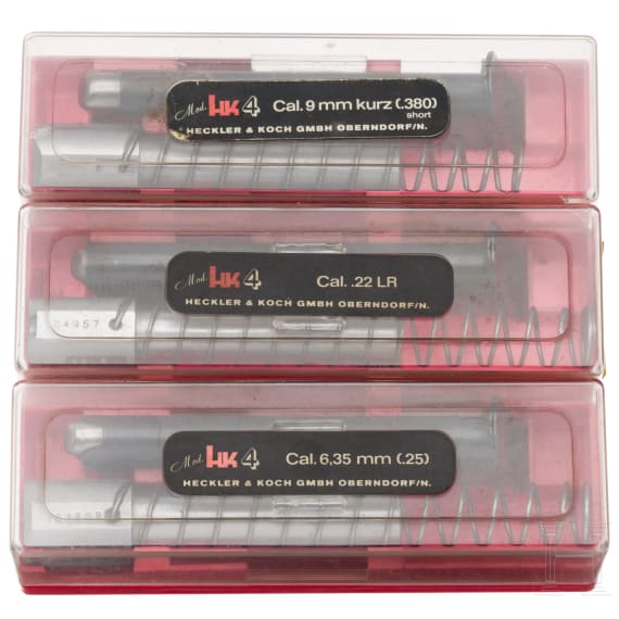 3 pieces of conversion Barrel for Pistol Heckler & Koch HK4