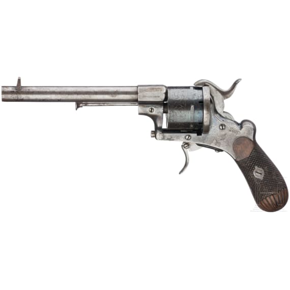 Pin-fire revolver by Kirschbaum, Solingen, ca. 1870